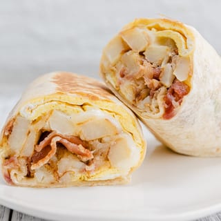 Breakfast Burrito (16 Halves)